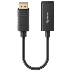 506-450  Adaptador Steren DisplayPort a HDMI Salida de Video Color Negro