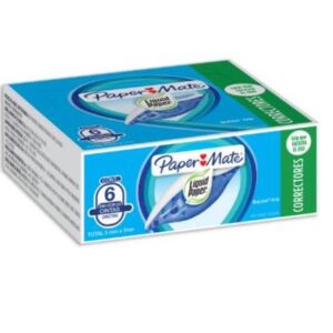 17400110308  CORRECTOR PAPERMATE 70482 DRY LINE GRIP C/6