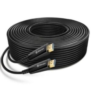 206-700  Cable HDMI Steren 4K de Fibra Óptica 30m Color Negro