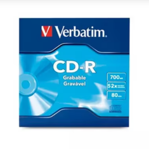 96298  Disco VERBATIM CD-R 80min 700MB 52X Paquete C/50 Pzas