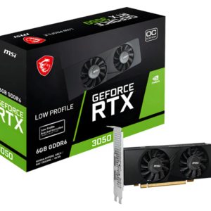 GeForce RTX 3050 LP 6G OC  Tarjeta de Video MSI GeForce RTX 3050 LP 6G OC 6GB GDDR6